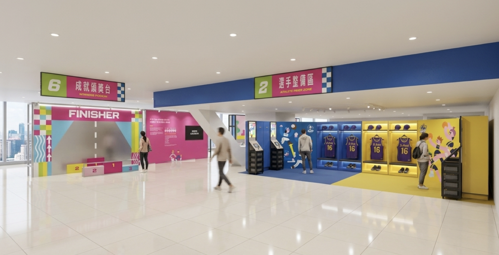 日常體能王展區示意圖 2