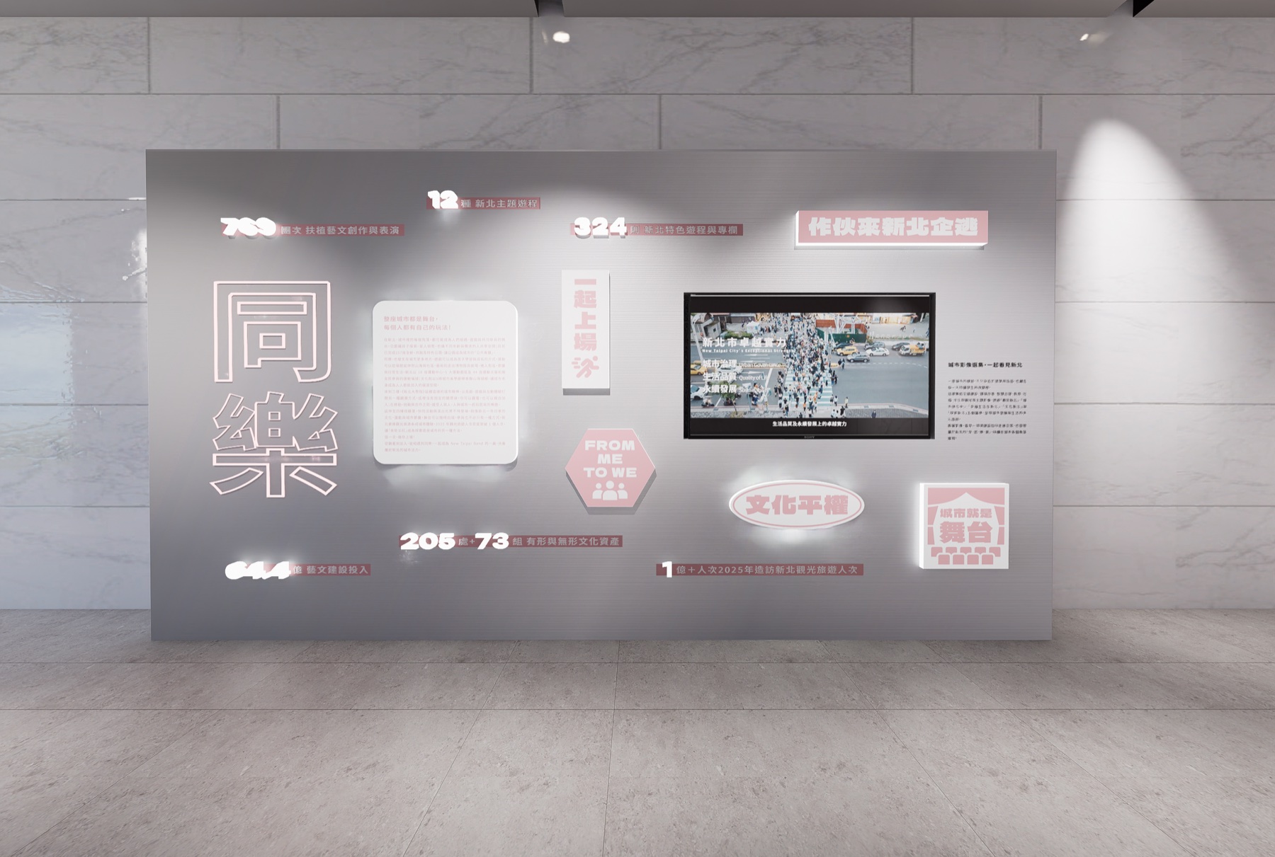 共奏.同樂展區示意圖 1